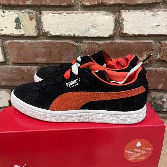 Puma Suede Classic X Irides Womens Shoes Size 6 Color: Black/Orange size 6 NIB - Picture 5 of 8